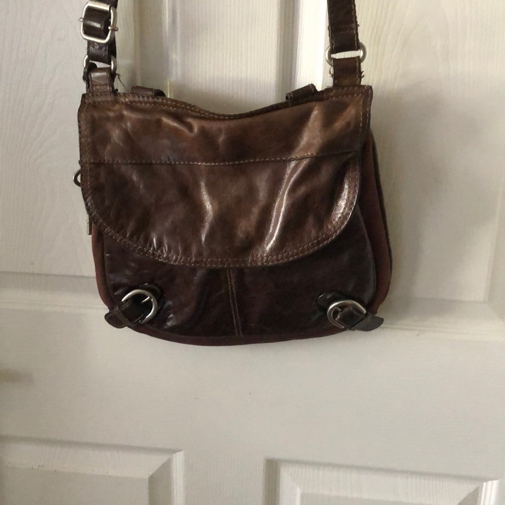 Dark Brown Vintage Fossil Purse ❤️